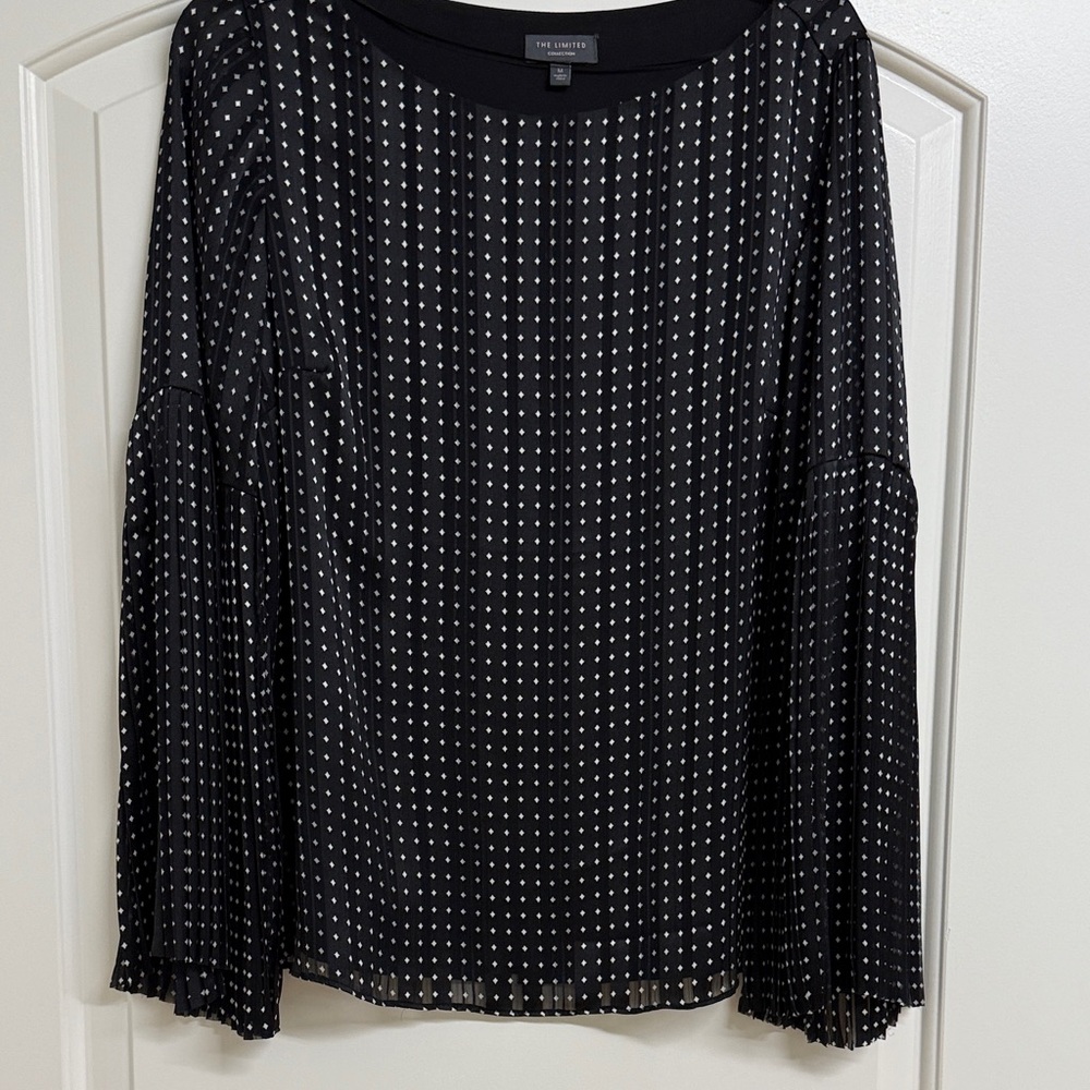 Black and White Blouse by The Limited.